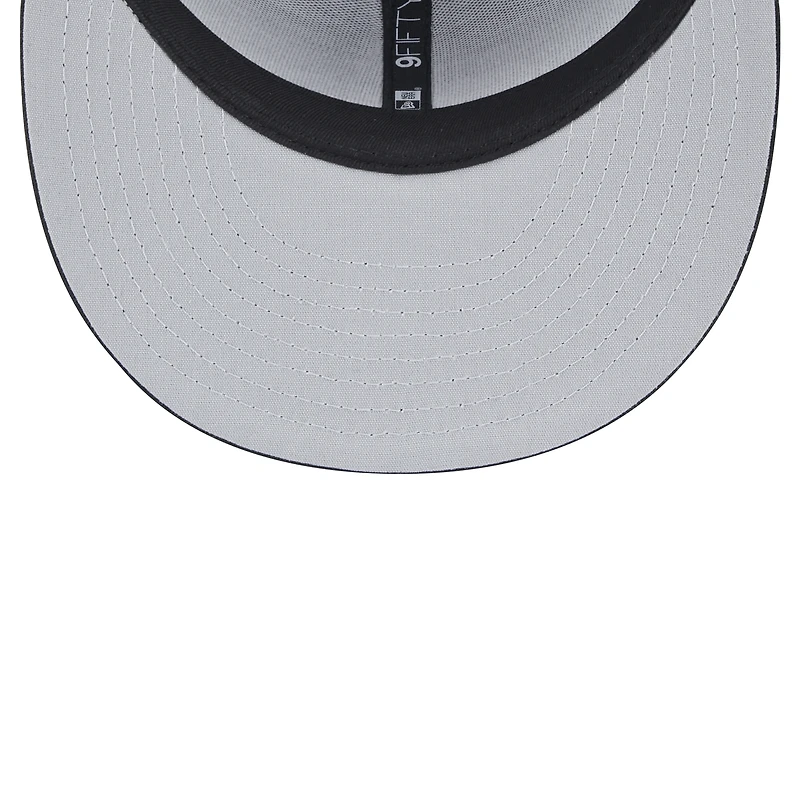 Casquette à visière plate noire New Era Cincinnati Bengals Main Trucker 9FIFTY pour homme