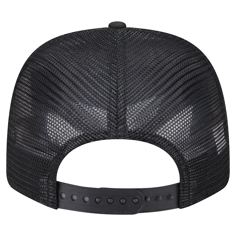 Casquette camionneur 9SEVENTY extensible à boutons-pression noire New Era pour homme des Bengals de Cincinnati
