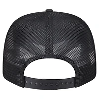 Casquette camionneur 9SEVENTY extensible à boutons-pression noire New Era pour homme des Bengals de Cincinnati