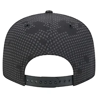 Men's New Era Black Cincinnati Bengals Midnight Ink Pop Outline 9FIFTY Snapback Hat