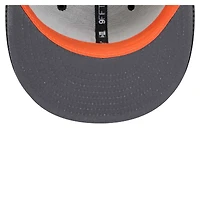 Men's New Era Black Cincinnati Bengals Midnight Ink Pop Outline 9FIFTY Snapback Hat