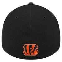 Men's New Era  Black Cincinnati Bengals Scoreboard 39THIRTY Flex Hat