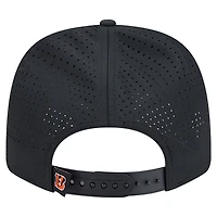 Men's New Era Black Cincinnati Bengals Script 9SEVENTY Adjustable Hat