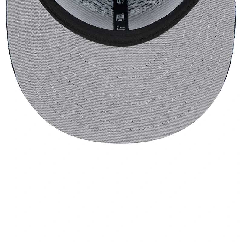 Casquette ajustée Shibori 59FIFTY des Bengals de Cincinnati New Era noire pour hommes