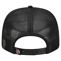 Men's New Era  Black Cincinnati Bengals Team 9SEVENTY Adjustable Hat