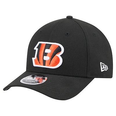 Casquette ajustable 9FORTY M-Crown noire New Era pour homme, collection Team Bengals de Cincinnati