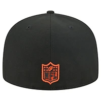 Casquette ajustée New Era noire Cincinnati Bengals Tri-Hit 59FIFTY pour homme