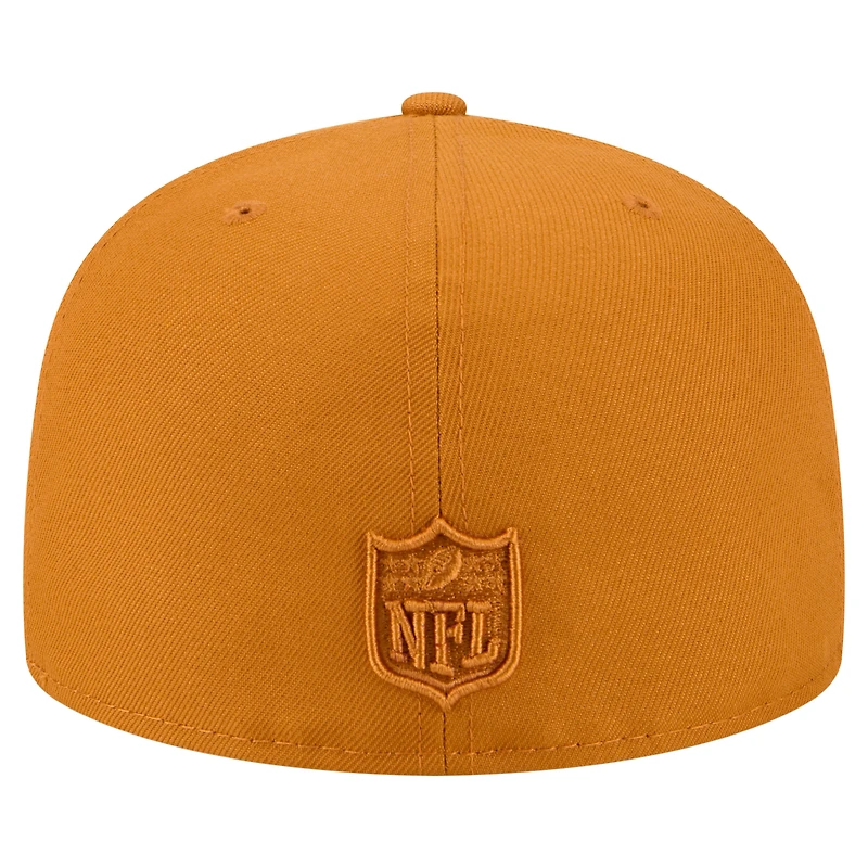 Men's New Era  Brown Cincinnati Bengals Color Pack A-Frame 59FIFTY Fitted Hat