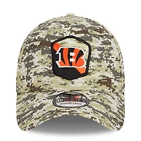 Casquette flexible New Era camouflage Cincinnati Bengals 2023 Salute To Service 39THIRTY pour hommes