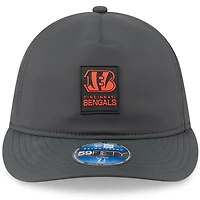Men's New Era Charcoal Cincinnati Bengals 2025 Sideline Cold Weather Retro Crown 59FIFTY Fitted Hat