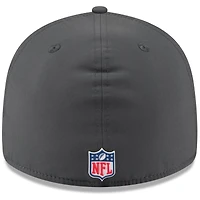 Men's New Era Charcoal Cincinnati Bengals 2025 Sideline Cold Weather Retro Crown 59FIFTY Fitted Hat