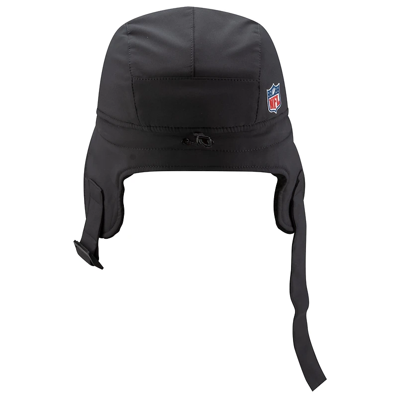 Casquette ajustable New Era anthracite Cincinnati Bengals 2025 Sideline Runner pour homme avec oreilles de chien