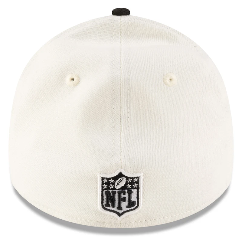 Men's New Era  Cream/Black Cincinnati Bengals 2025 NFL Draft 39THIRTY Flex Hat