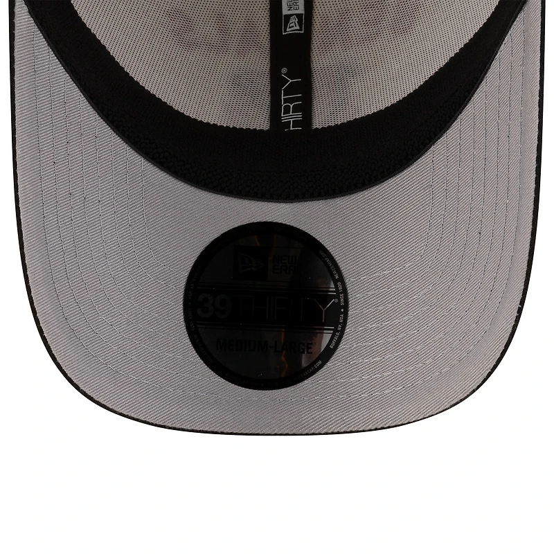 Men's New Era  Cream/Black Cincinnati Bengals 2025 NFL Draft 39THIRTY Flex Hat