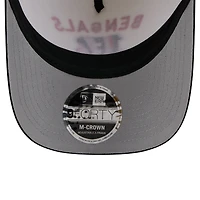 Men's New Era Cream/Black Cincinnati Bengals 2025 NFL Draft 9FORTY A-Frame M-Crown Adjustable Hat