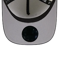 Casquette snapback New Era 9FIFTY crème/noire pour homme, repêchage NFL 2025 des Bengals de Cincinnati