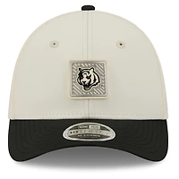Men's New Era Cream/Black Cincinnati Bengals 2026 NFL Training Camp 39THIRTY Flex Hat