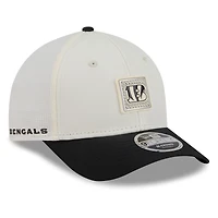 Men's New Era  Cream/Black Cincinnati Bengals 2026 NFL Training Camp 9FORTY Adjustable Hat