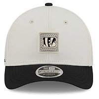 Casquette ajustable New Era crème/noire Cincinnati Bengals 2026 NFL Training Camp 9FORTY pour homme