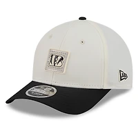 Men's New Era  Cream/Black Cincinnati Bengals 2026 NFL Training Camp 9FORTY Adjustable Hat