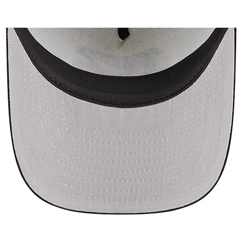 Men's New Era  Cream/Black Cincinnati Bengals Banner A-Frame 9FIFTY Trucker Snapback Hat