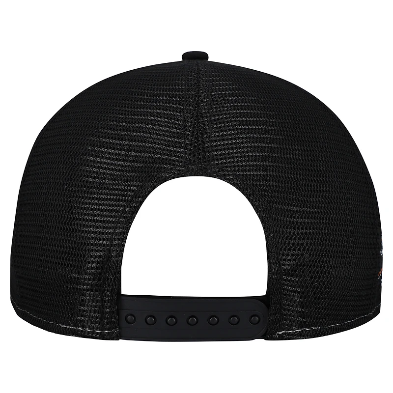 Casquette snapback New Era 9FIFTY à découpes rétro crème/noire pour homme des Bengals de Cincinnati