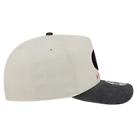 Men's New Era  Cream/Black Cincinnati Bengals Washed A-Frame 9FIFTY Snapback Hat