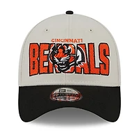 Casquette Flex New Era Cincinnati Bengals 2023 NFL Draft 39THIRTY crème pour homme