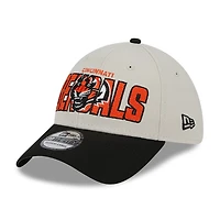 Casquette Flex New Era Cincinnati Bengals 2023 NFL Draft 39THIRTY crème pour homme
