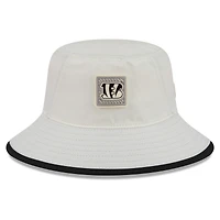 Men's New Era  Cream Cincinnati Bengals 2026 NFL Training Camp Sport Bucket Hat