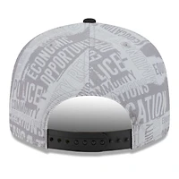 Men's New Era Gray/Black Cincinnati Bengals Inspire Change 9FIFTY Snapback Hat