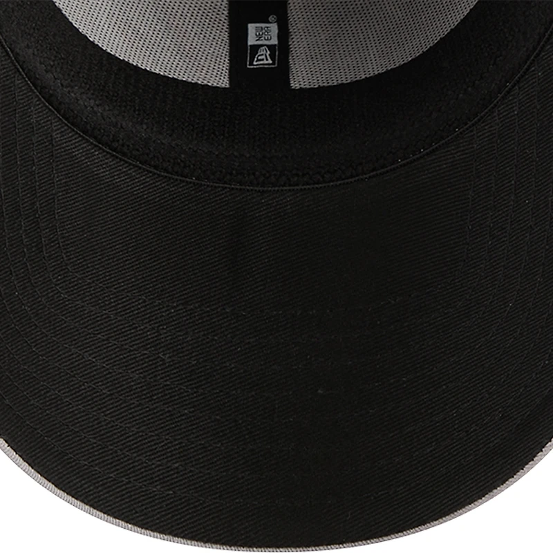 Men's New Era Gray/Black Cincinnati Bengals  Pipe 39THIRTY Flex Hat