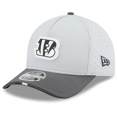 Casquette ajustable New Era 9FORTY gris/graphite pour homme