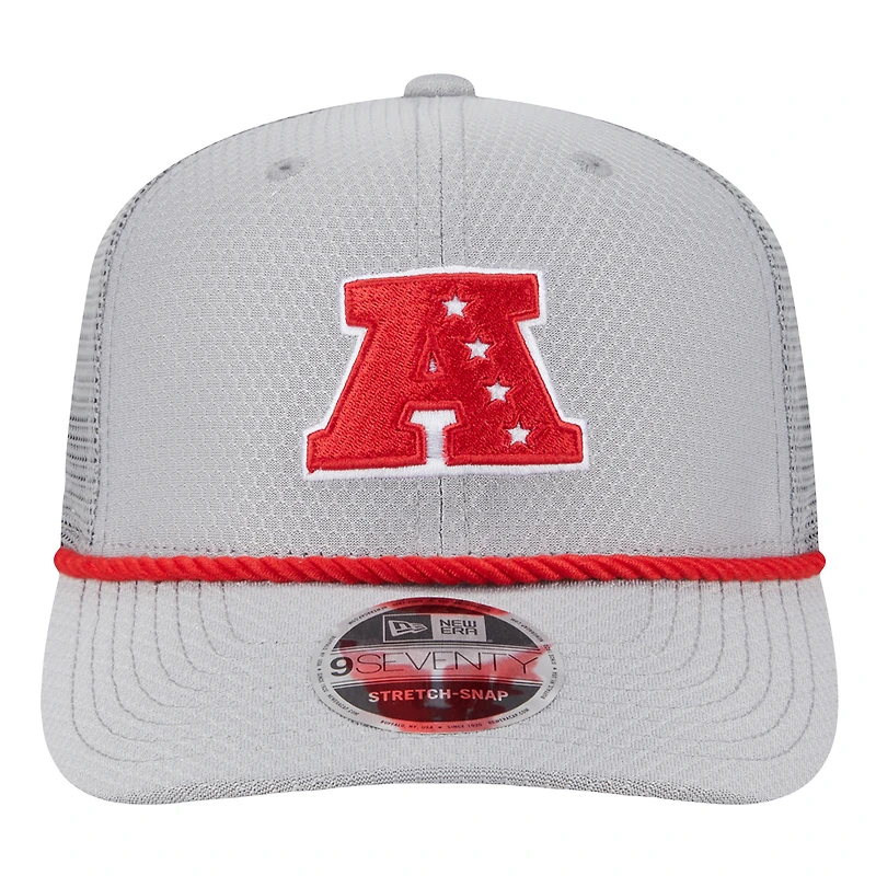 Men's New Era  Gray Cincinnati Bengals 2025 Pro Bowl 9SEVENTY Stretch-Snap Hat