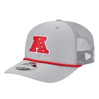 Casquette extensible à boutons-pression New Era Cincinnati Bengals 2025 Pro Bowl 9SEVENTY pour homme Gris