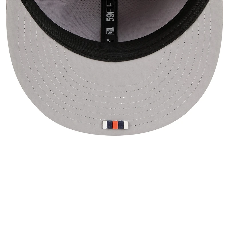 Men's New Era Gray Cincinnati Bengals 2025 Sideline 59FIFTY Fitted Hat