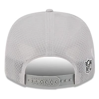 Men's New Era Gray Cincinnati Bengals 2025 Sideline 9SEVENTY Adjustable Trucker Hat