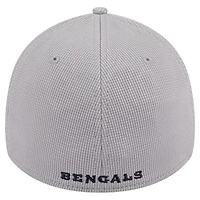 Men's New Era Gray Cincinnati Bengals Active 39THIRTY Flex Hat