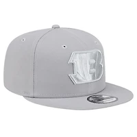 Men's New Era Gray Cincinnati Bengals Color Pack 9FIFTY Snapback Hat