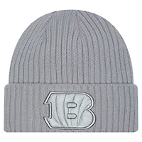 Men's New Era Gray Cincinnati Bengals Color Pack Cuffed Knit Hat