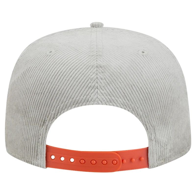 Men's New Era Gray Cincinnati Bengals Corduroy Golfer Adjustable Hat