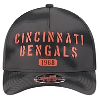 Men's New Era Gray Cincinnati Bengals Halftone Camo 9FORTY Hat