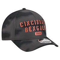Casquette New Era grise Cincinnati Bengals Halftone Camo 9FORTY pour homme