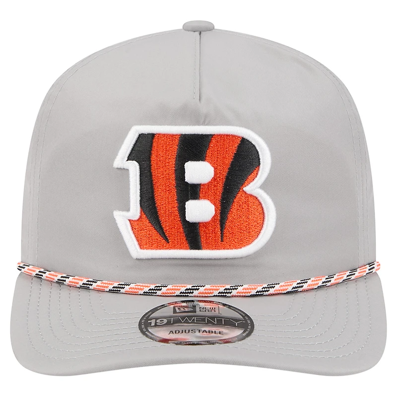 Casquette New Era grise Cincinnati Bengals Rope 19TWENTY pour homme