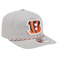 Casquette New Era grise Cincinnati Bengals Rope 19TWENTY pour homme