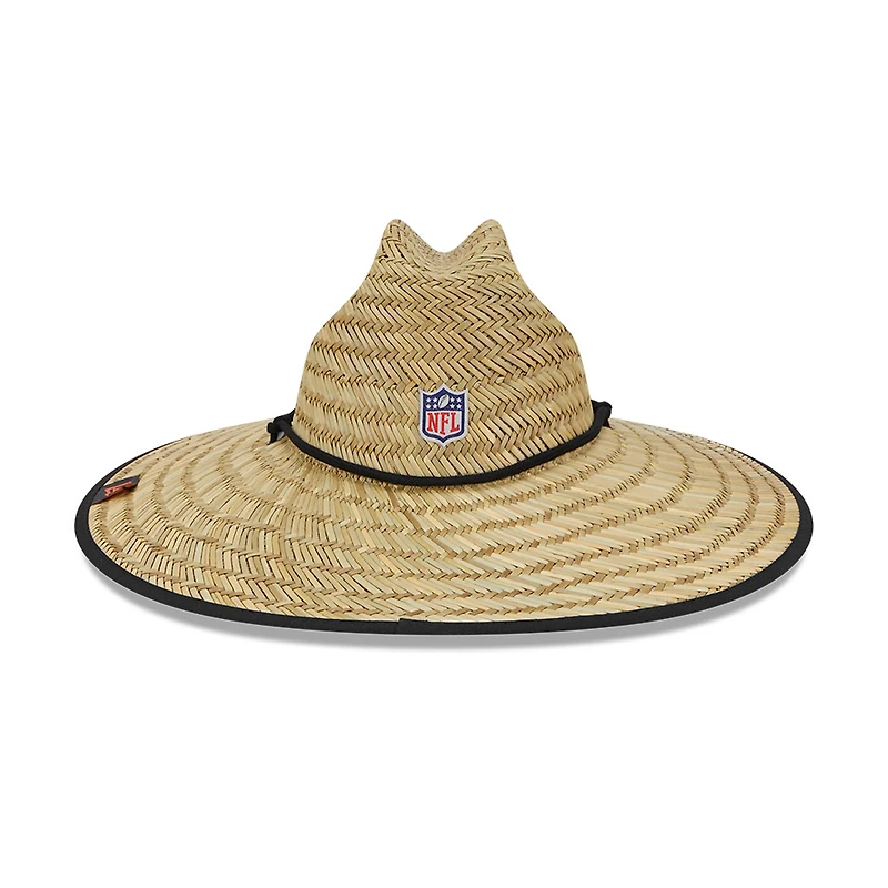 Men's New Era Natural Cincinnati Bengals NFL Training Camp Official Straw Lifeguard Hat