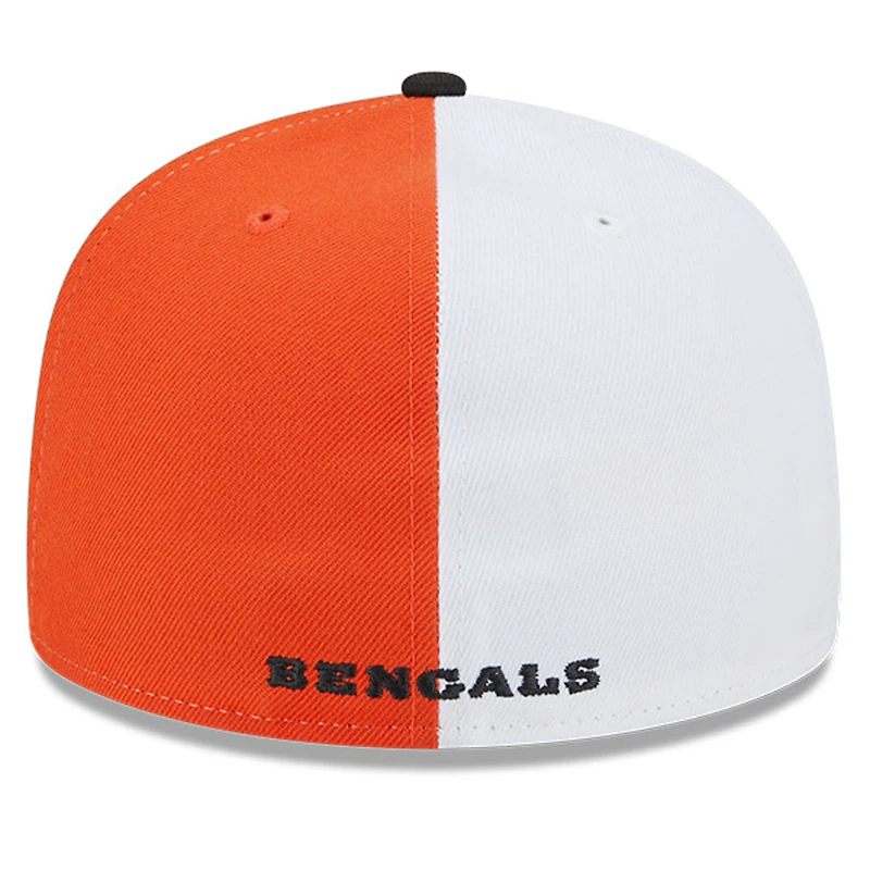 Casquette ajustée 59FIFTY Sideline des Cincinnati Bengals 2023 New Era pour homme, orange/noir