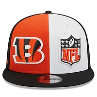 Casquette Snapback 9FIFTY Sideline des Bengals de Cincinnati 2023 New Era orange/noir pour homme