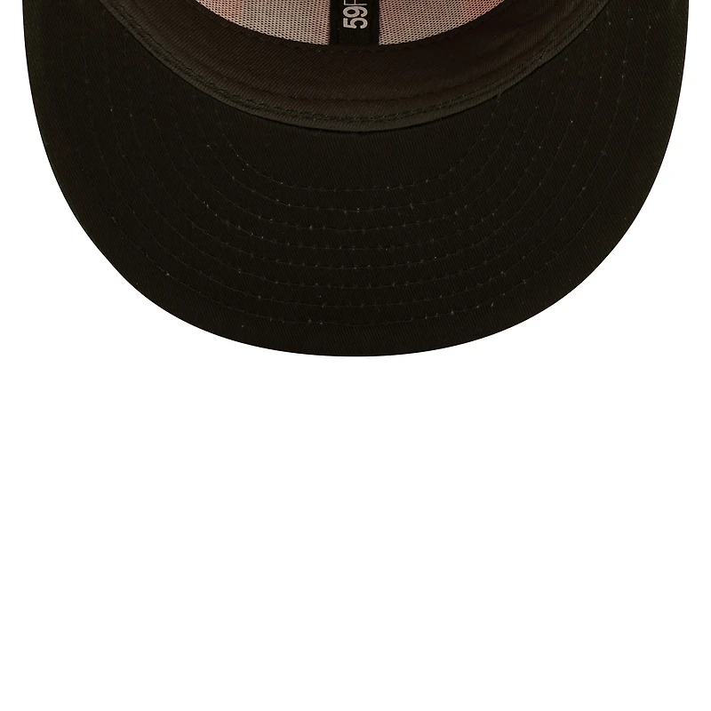 Men's New Era  Orange/Black Cincinnati Bengals Flipside 2Tone 59FIFTY Fitted Hat