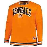 Sweat-shirt orange New Era pour hommes des Bengals de Cincinnati, grands et